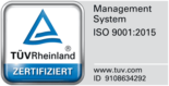 TÜV Rheinland Zertifiziert - ISO 9001:2015